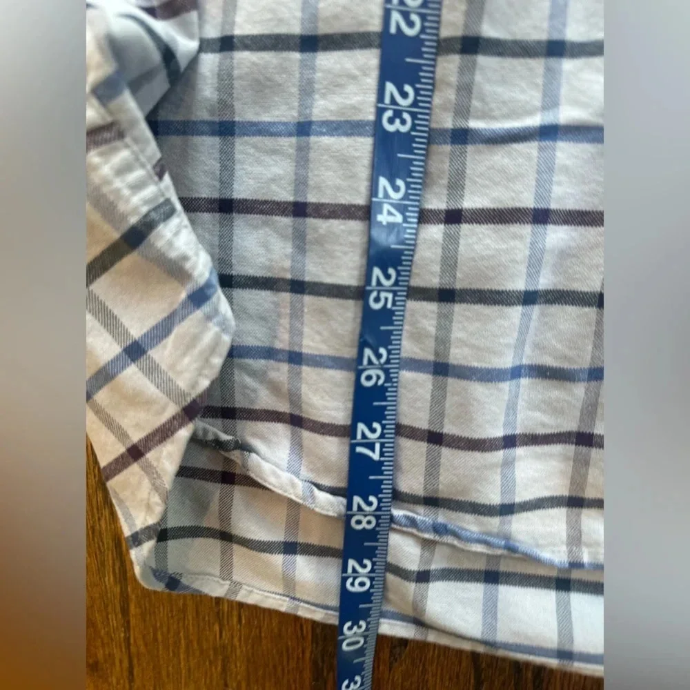 J.Crew Mens Slim Flex Plaid Oxford Preppy Size SZ XL